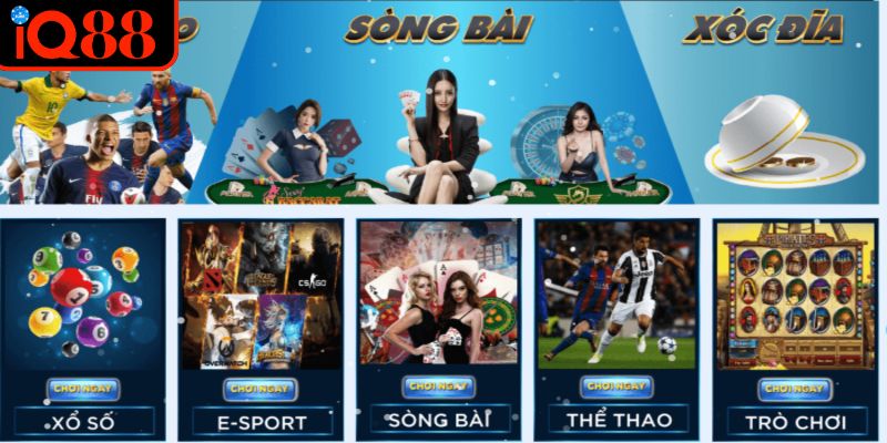 Hệ thống cung cấp nhiều sản phẩm game đổi thưởng hot